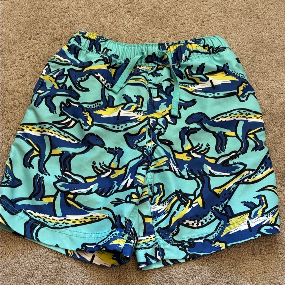 🦖 Hanna Andersson Dino-Mite Swim Trunks - size 8